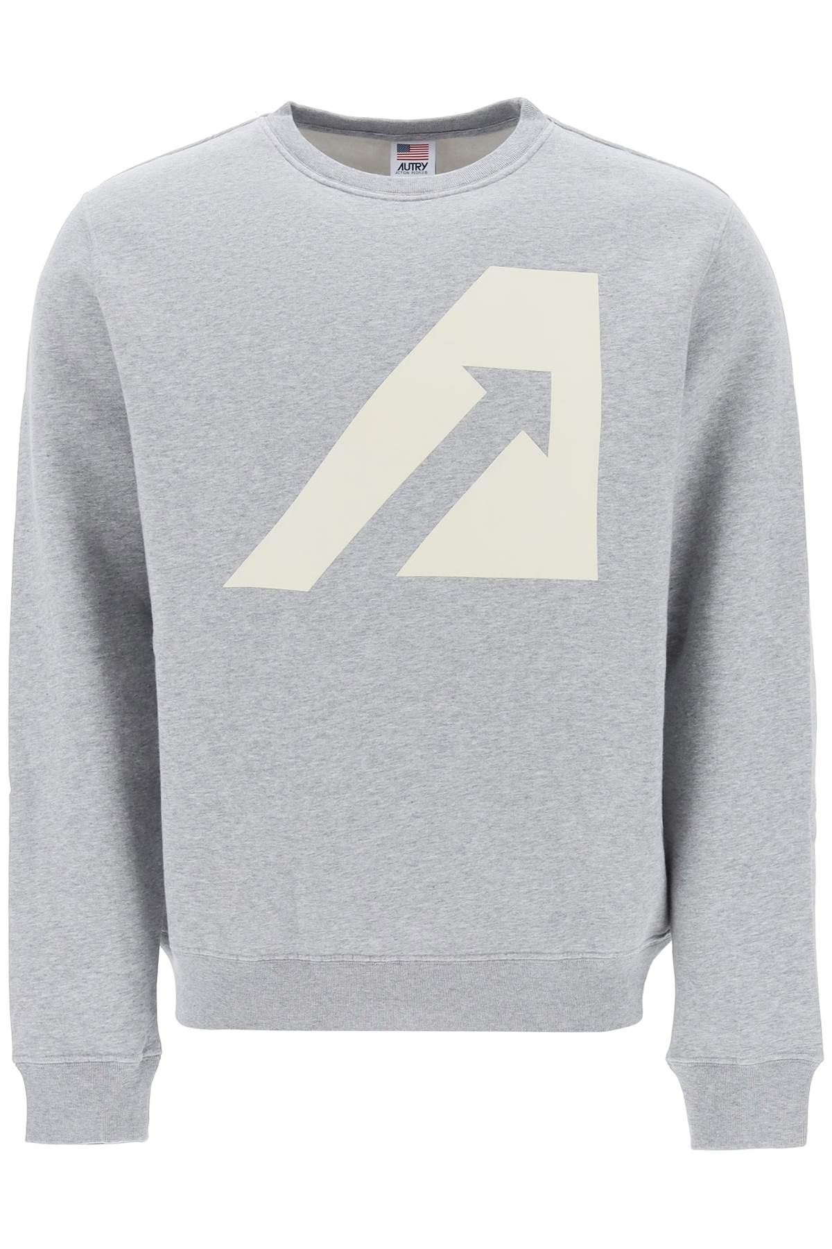 Autry crew-neck sweatshirt with logo print-Autry-M-Urbanheer