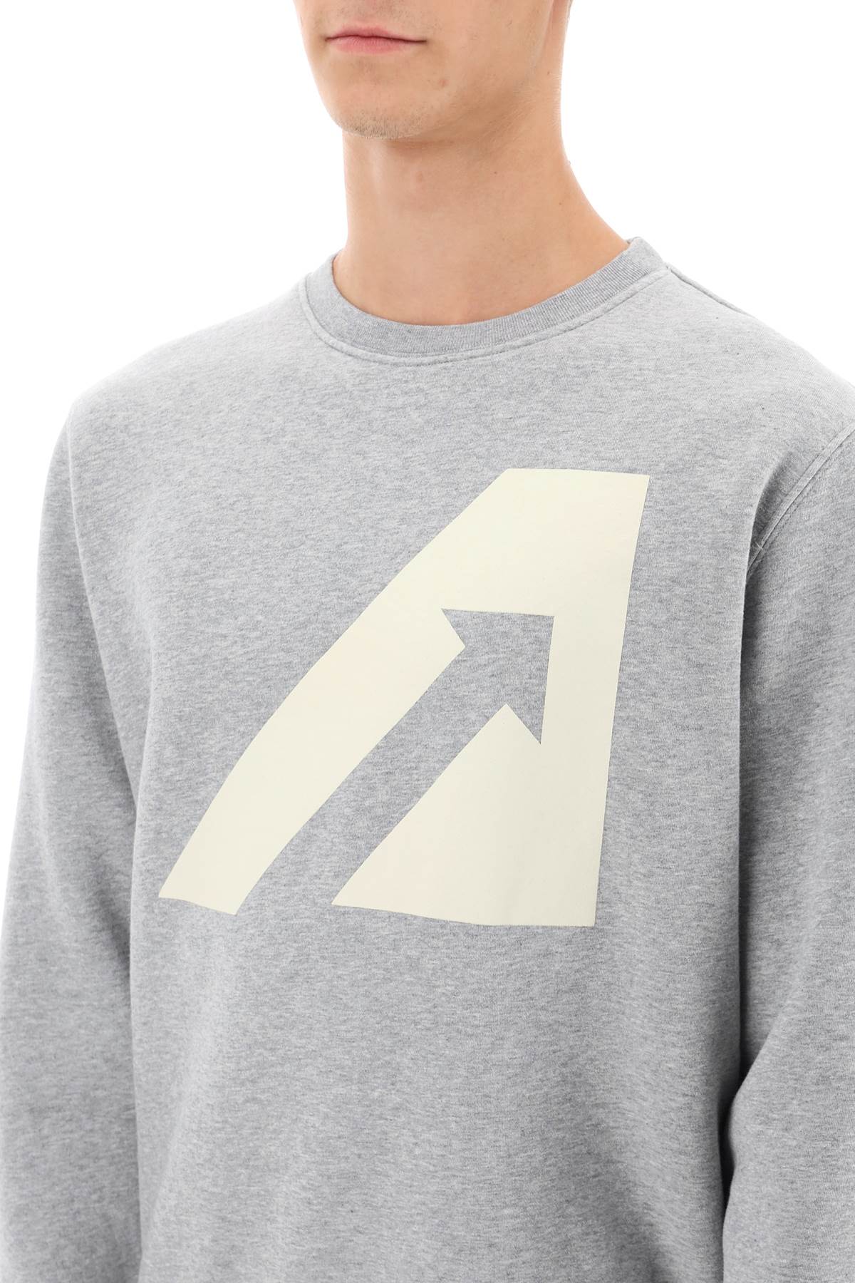 Autry crew-neck sweatshirt with logo print-Autry-M-Urbanheer