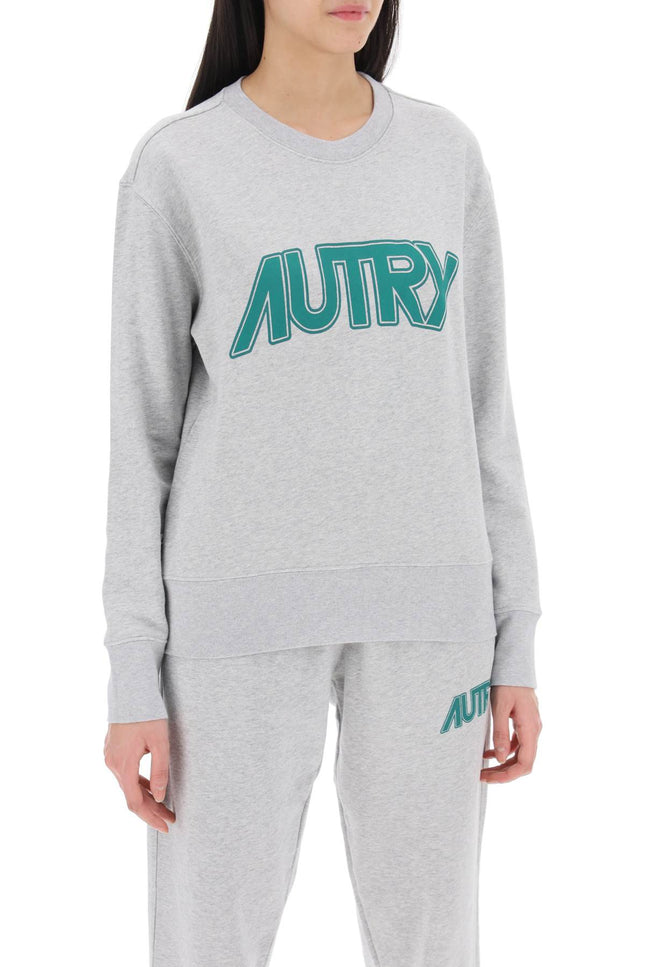 Autry sweatshirt with maxi logo print-Autry-Urbanheer