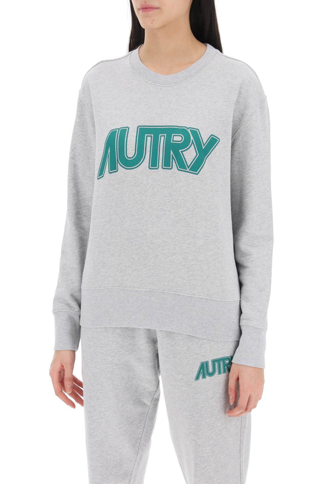 Autry sweatshirt with maxi logo print-Autry-Urbanheer