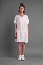 Sailor Dress-ANAGENESIS-XS-White-Urbanheer