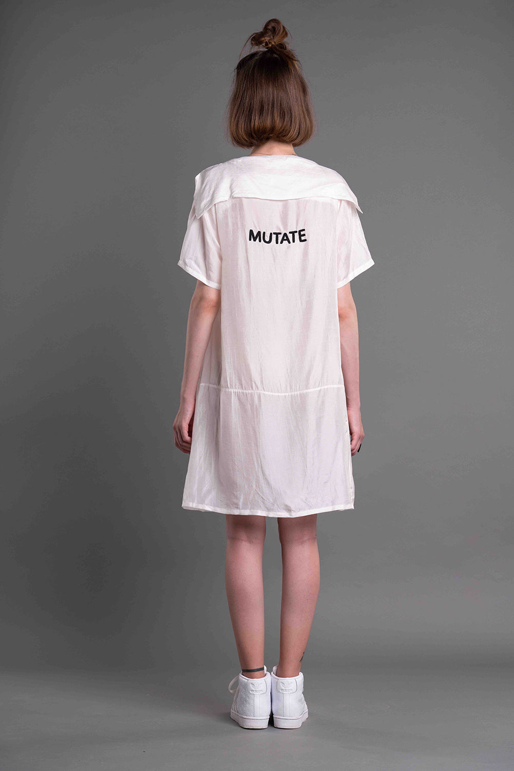 Sailor Dress-ANAGENESIS-XS-White-Urbanheer