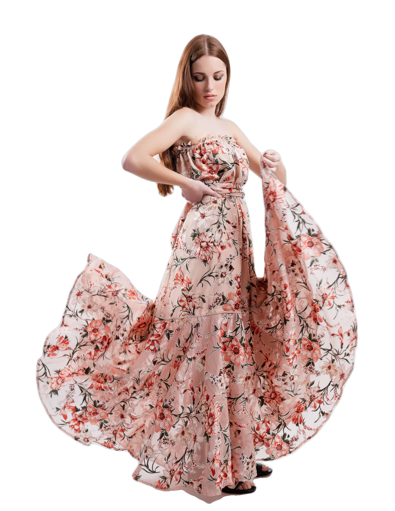 Long Dress Model “Laylah” Primrose