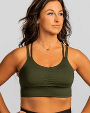 Double Down Bra – Junipher (Forest Green)-Bra - Double Down-Handful-XS-JunipHer-Urbanheer