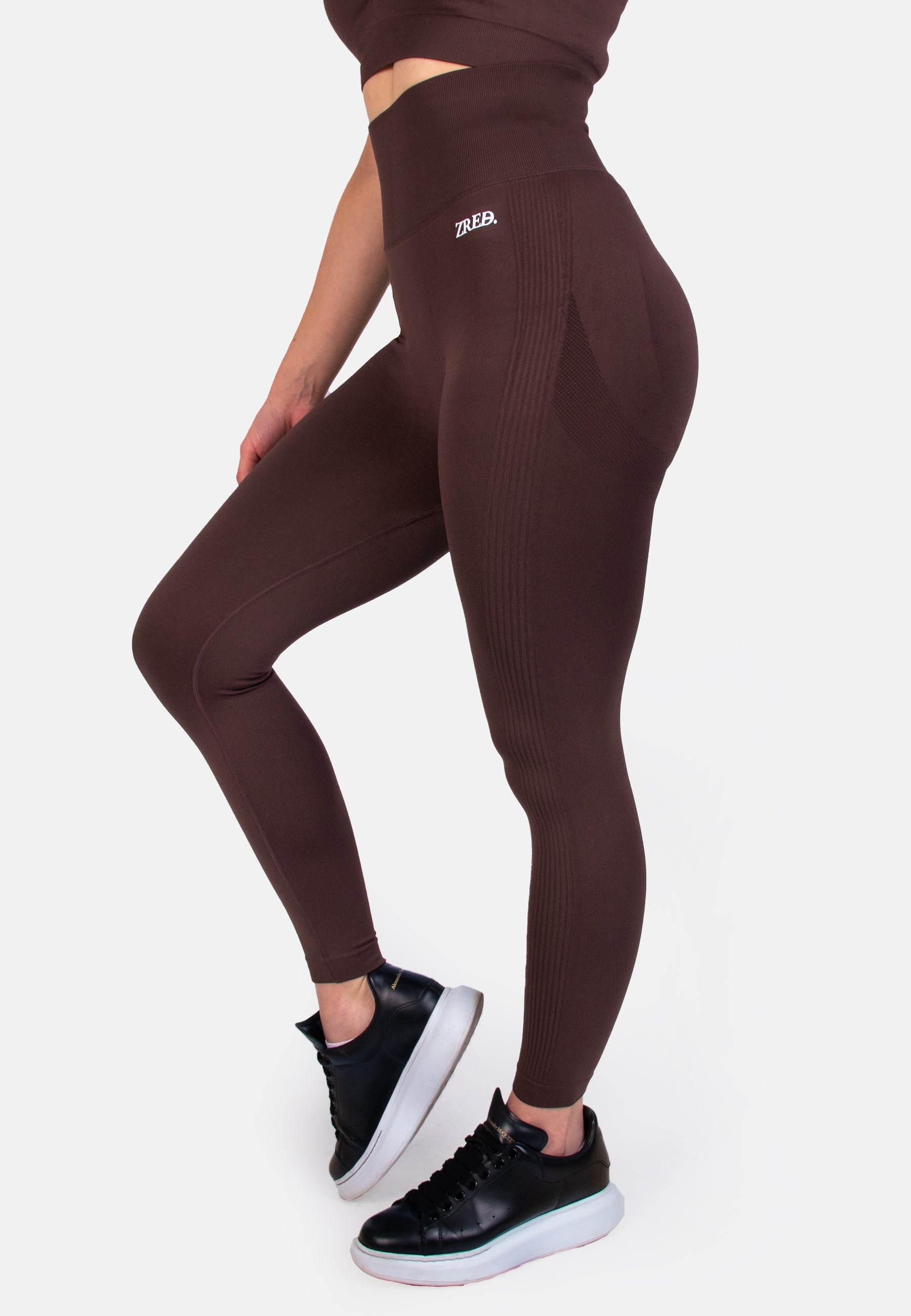 Shape Seamless Leggins-Pear Juniper-Coffee-L-Urbanheer