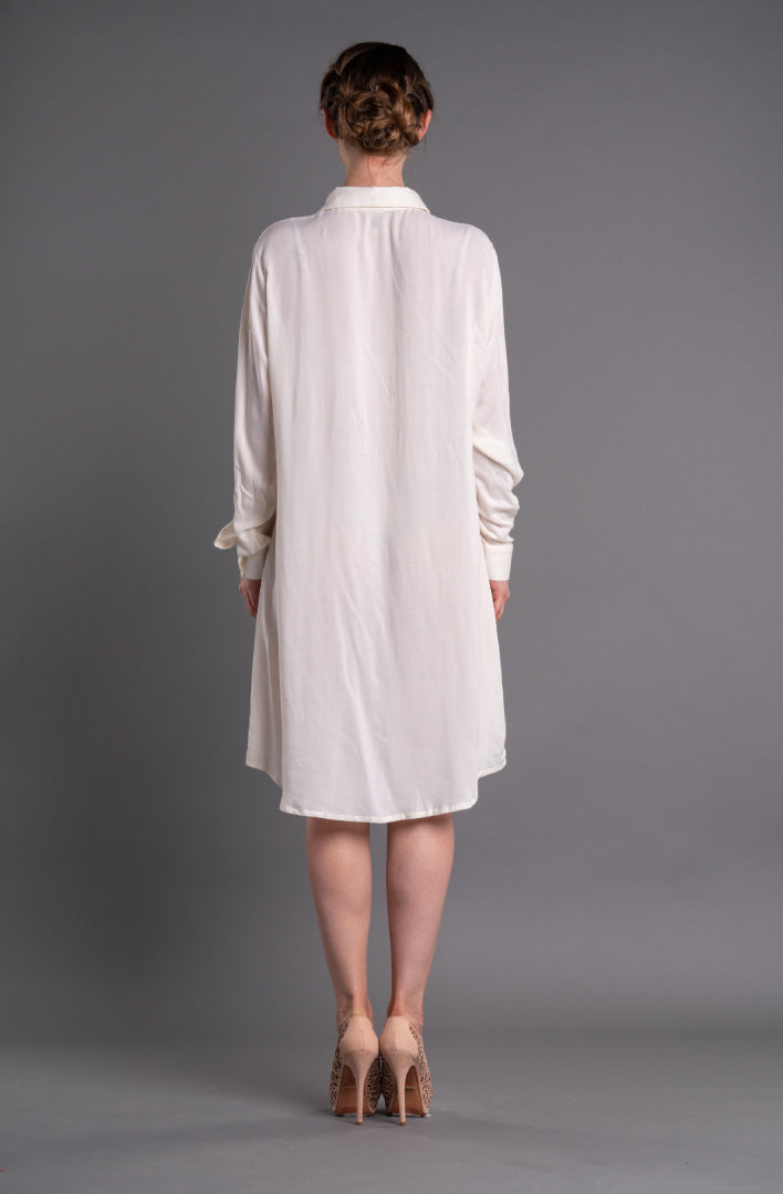 Shirt Dress-AAMOGH-XS-White-Urbanheer