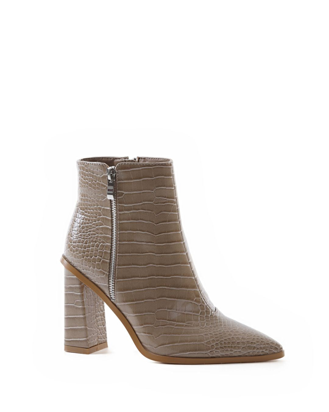 Stephanie Ankle Boot-LulaMax Shoes-5-Mocha Croc-Urbanheer