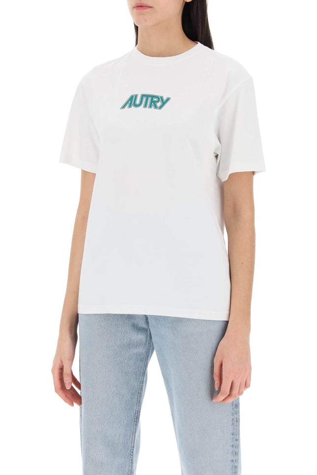 Autry t-shirt with printed logo-Autry-Urbanheer