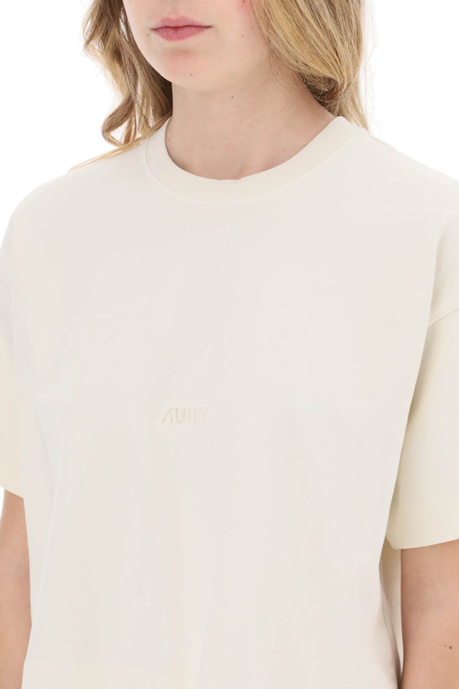 Autry t-shirt boxy con logo impresso-Autry-Urbanheer