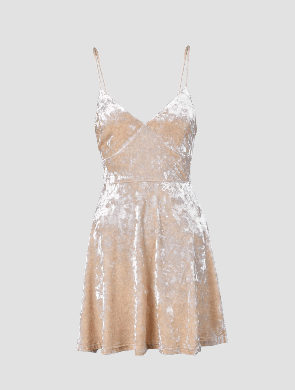 Tied Back Mini Velvet Dress-Lattelier-S-Urbanheer