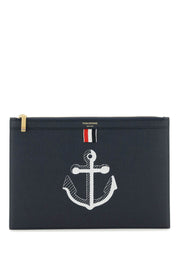 Thom browne grained leather pouch-Thom Browne-Urbanheer