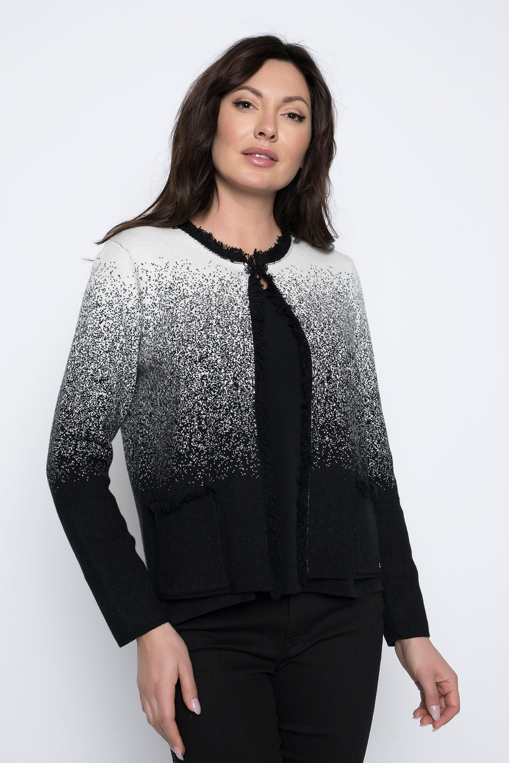 Fringe Trimmed Jacket-Picadilly-XS-Urbanheer