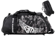 Gym Maniac Gm 3-Way Gym Bag - Camo Gray-Gym Maniac GM s.r.o.-Urbanheer
