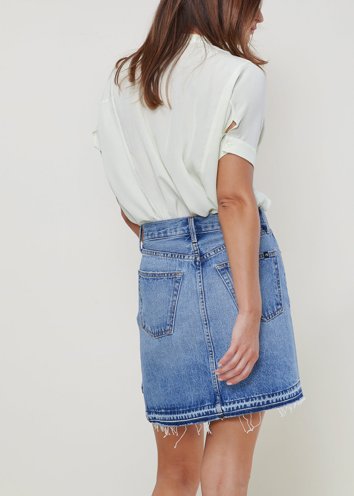 Women'S Mock Neck Plaid Shirt-Lemon Hera-L-Aqua Splash-Urbanheer