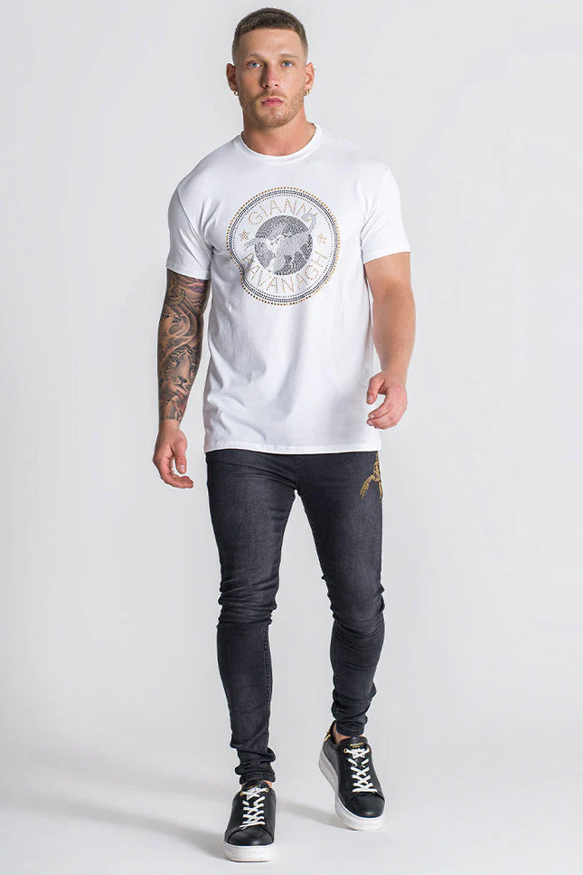 White Astral Crystals T-Shirt-Clothing - Men-Gianni Kavanagh-Urbanheer