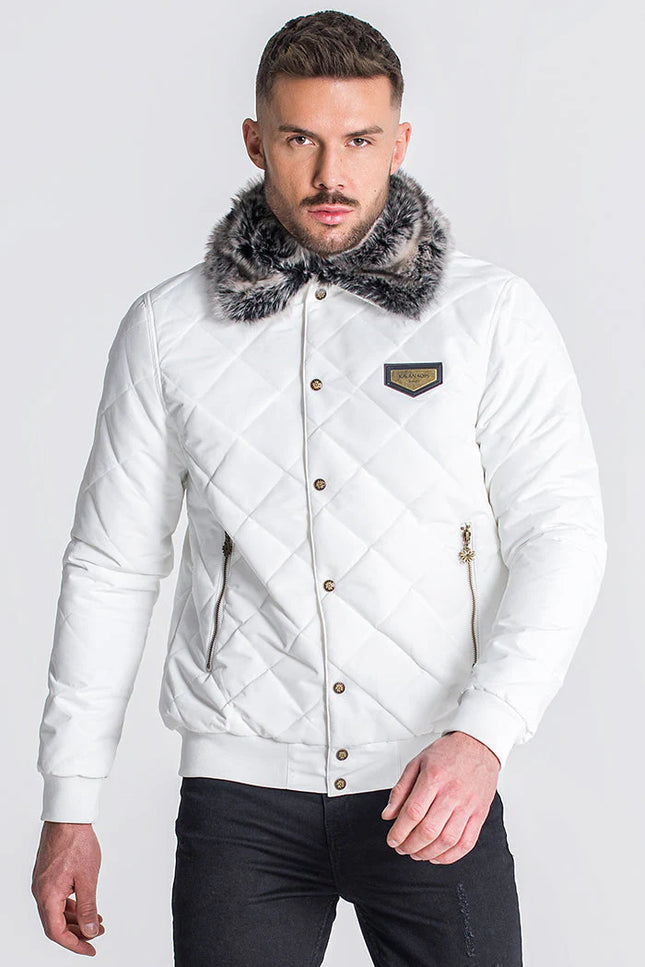 GK Lux White Monaco Jacket - White-Gianni Kavanagh-Urbanheer