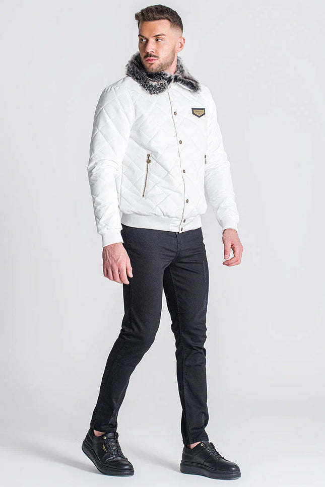 GK Lux White Monaco Jacket - White-Gianni Kavanagh-Urbanheer