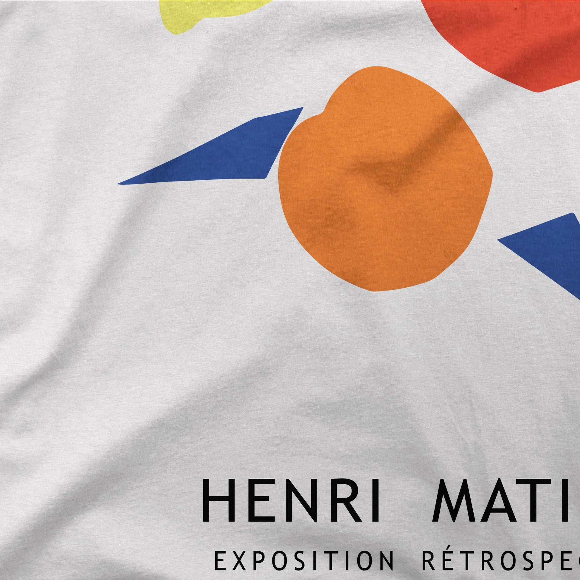 Henri Matisse - Exposition Rétrospective T-Shirt-T-Shirt-Art-O-Rama Shop-Men (Unisex)-White-S-Urbanheer