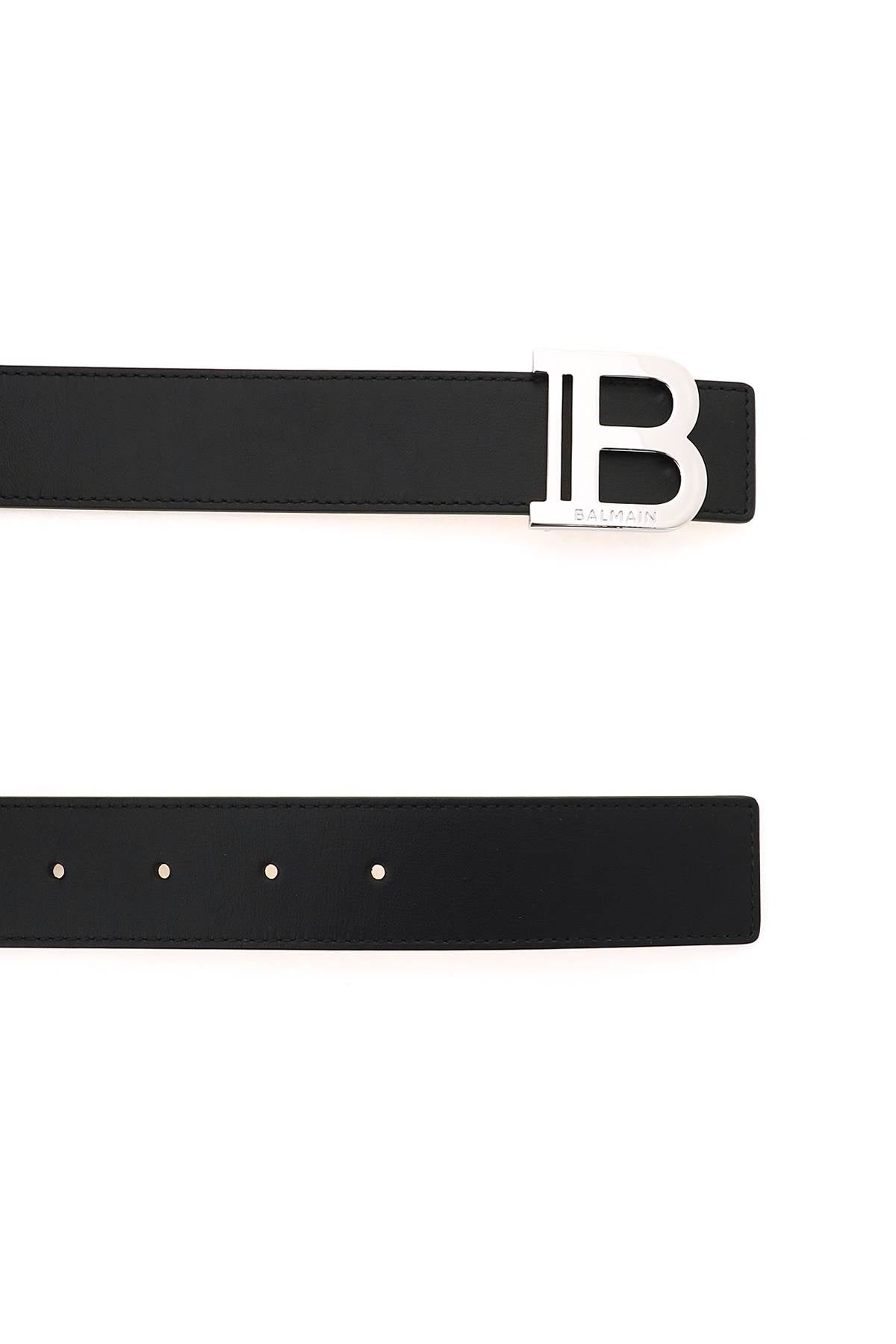 Balmain B-Belt Leather Belt-Balmain-100-Urbanheer