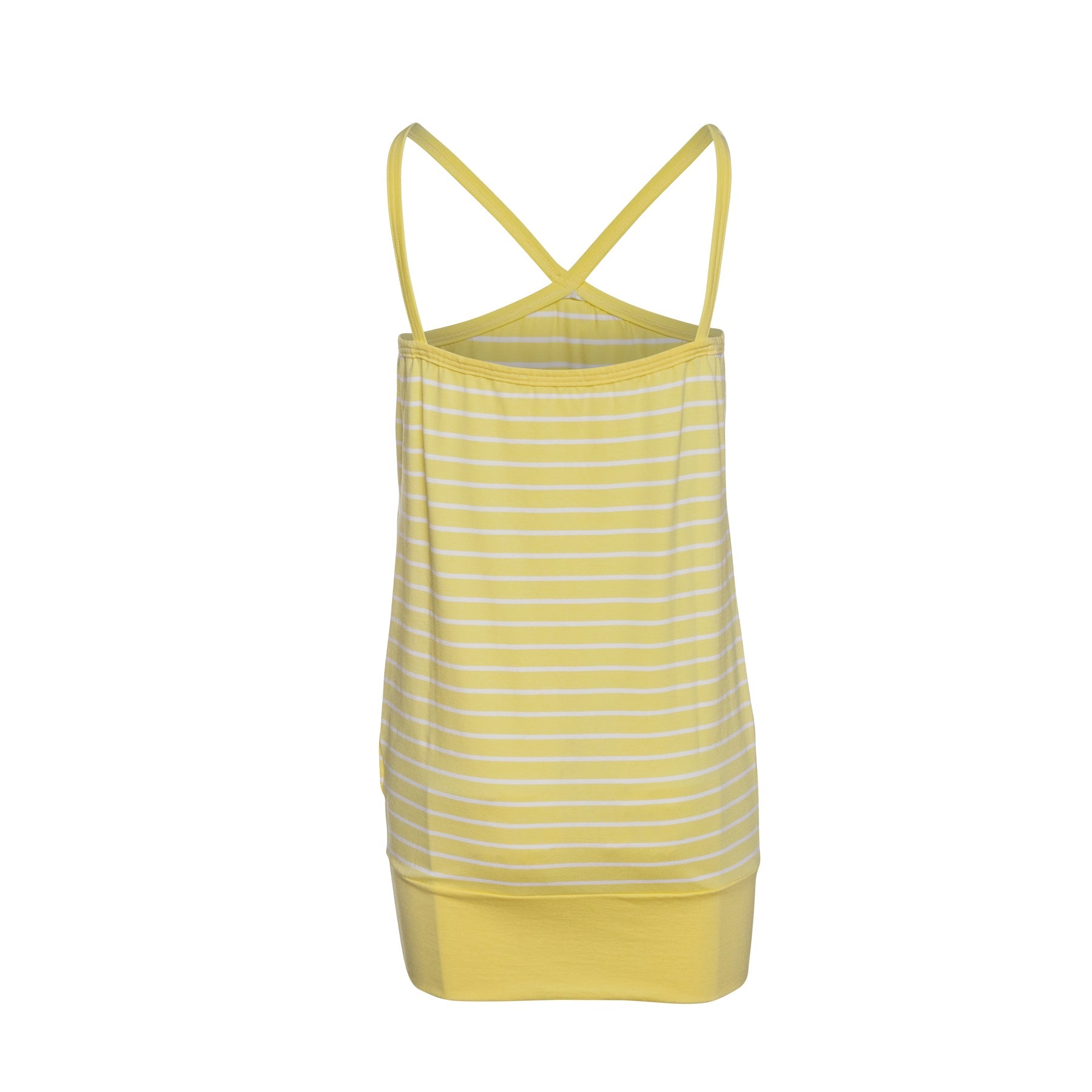 Strappy Striped Mini Dress In Yellow-Dresses-Conquista-S-Urbanheer