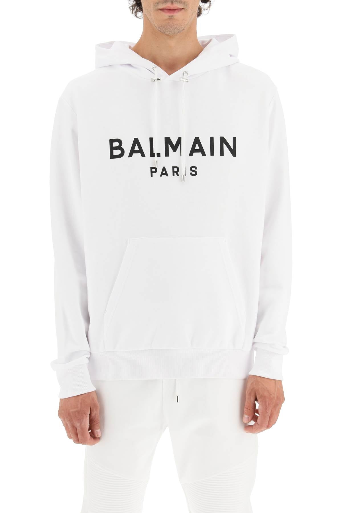 Balmain Logo Hoodie-Balmain-M-Urbanheer