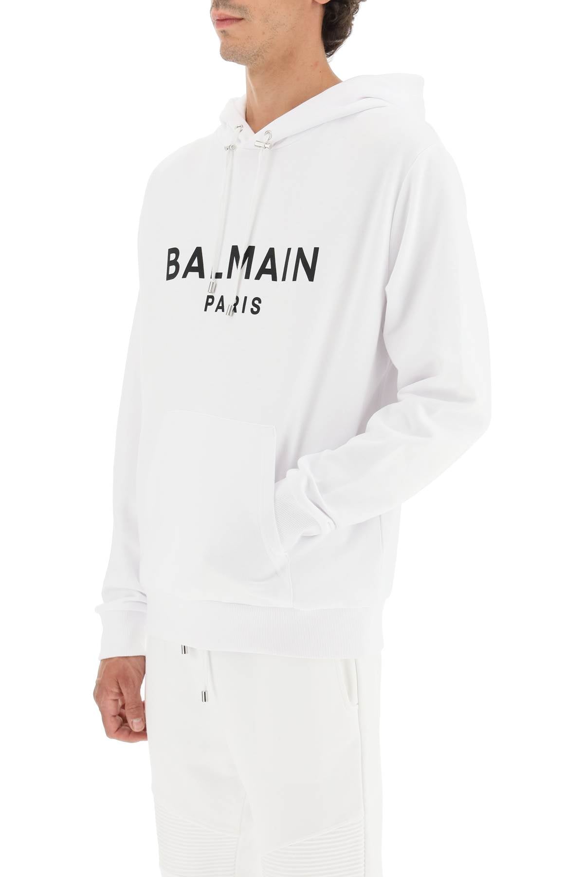 Balmain Logo Hoodie-Balmain-M-Urbanheer