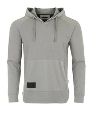 ZIMEGO Men's Pigment Dyed Hoodie - Athletic V Neck Long Sleeve Henley Pullover Shirt-ZIMEGO MEN-Small-Dark Grey-Urbanheer