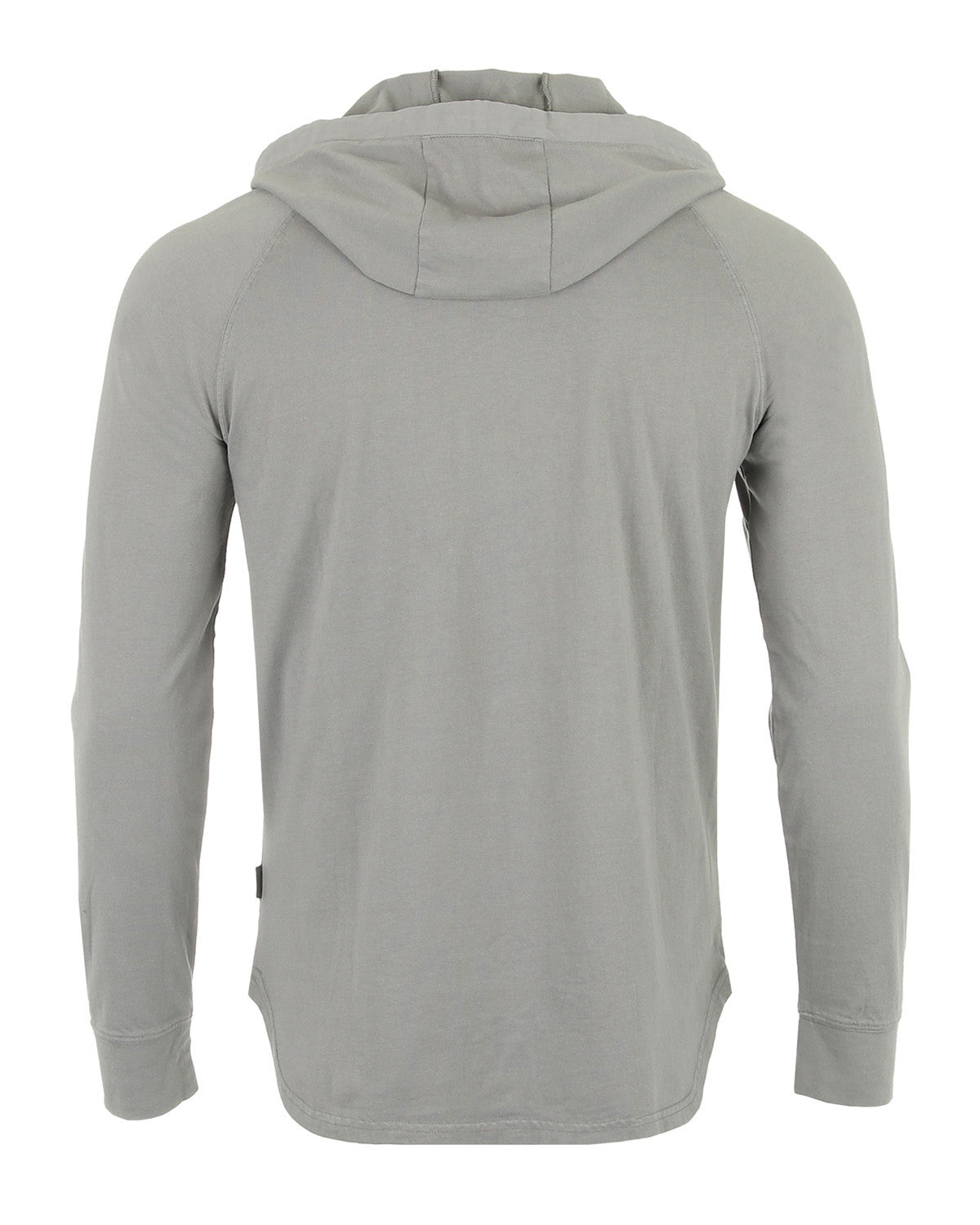 ZIMEGO Men's Pigment Dyed Hoodie - Athletic V Neck Long Sleeve Henley Pullover Shirt-ZIMEGO MEN-Small-Dark Grey-Urbanheer
