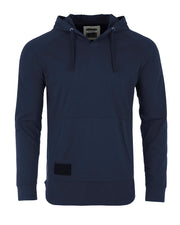 Zimego Men'S Pigment Dyed Hoodie - Athletic V Neck Long Sleeve Henley Pullover Shirt-ZIMEGO MEN-Small-Navy-Urbanheer