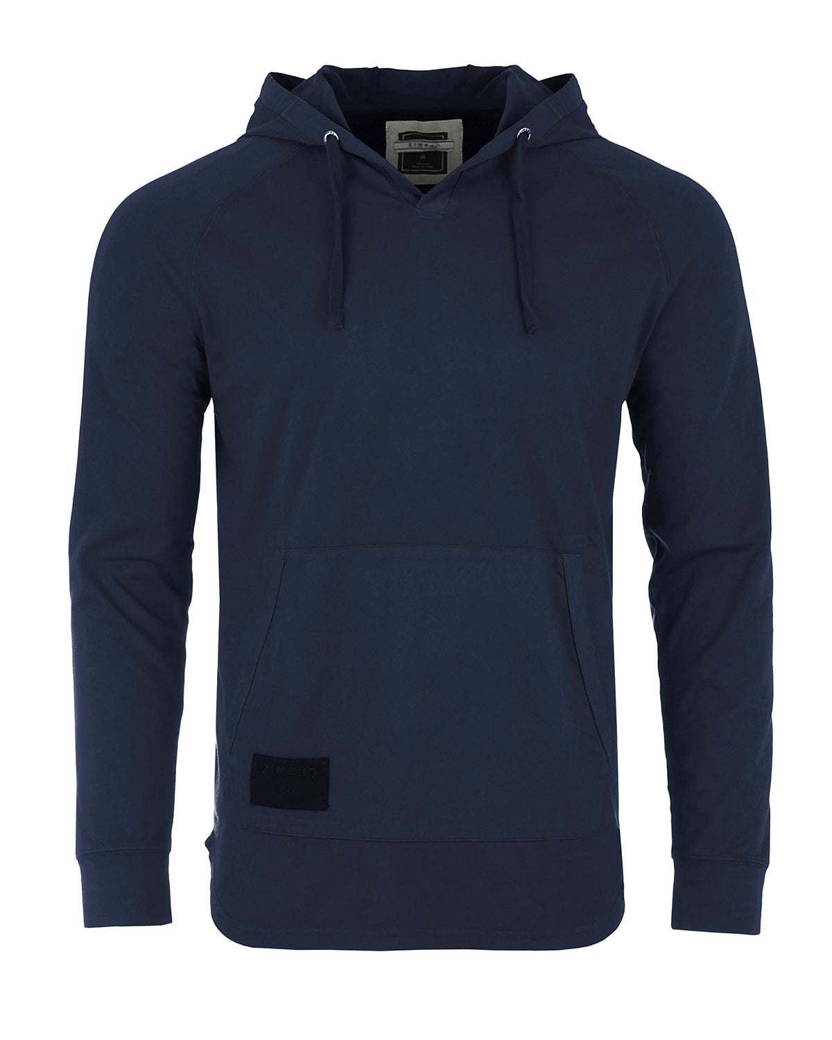 Zimego Men'S Pigment Dyed Hoodie - Athletic V Neck Long Sleeve Henley Pullover Shirt-ZIMEGO MEN-Small-Navy-Urbanheer