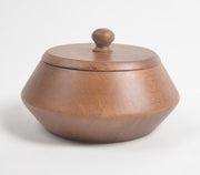 Classic Wooden Serving Bowl With Lid (Small)-Qalara-Urbanheer