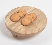 Hand Cut Classic Round Wooden Trivet-Qalara-Urbanheer