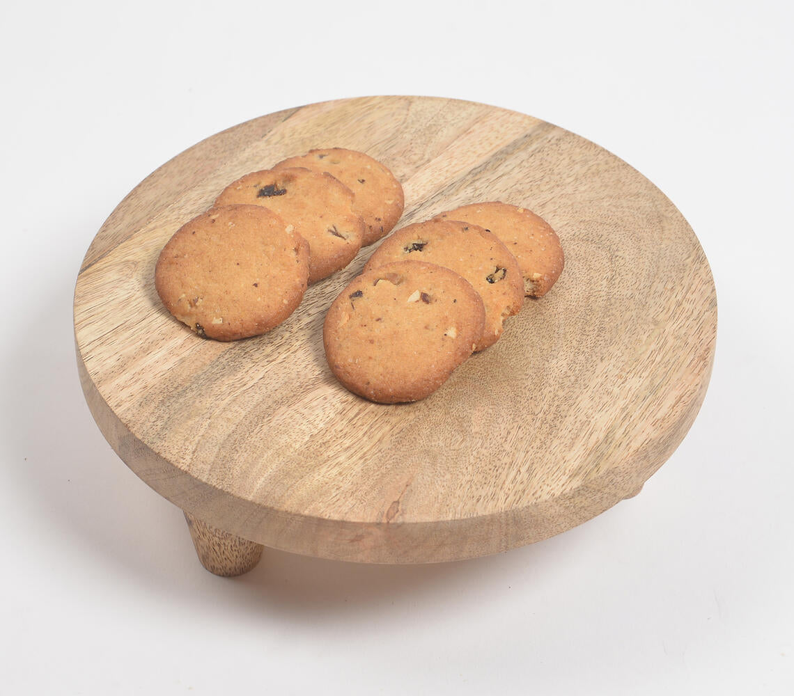 Hand Cut Classic Round Wooden Trivet-Qalara-Urbanheer
