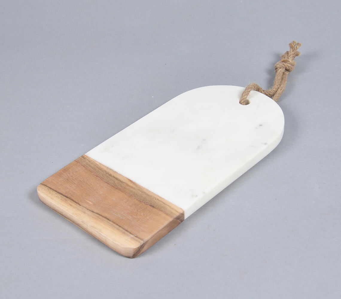Classic Marble & Wood Cheese Board-Qalara-Urbanheer