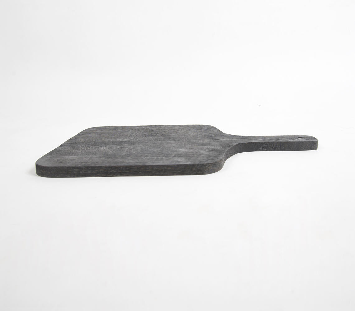 Classic Black Mango Wood Chopping Board-Qalara-Urbanheer