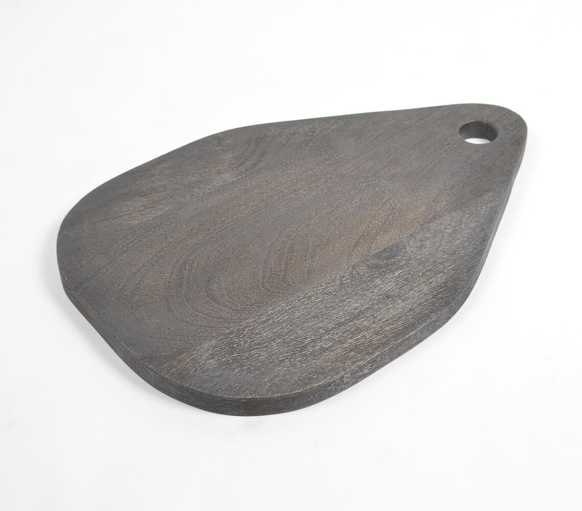 Classic Black Mango Wood Chopping Board-Qalara-Urbanheer