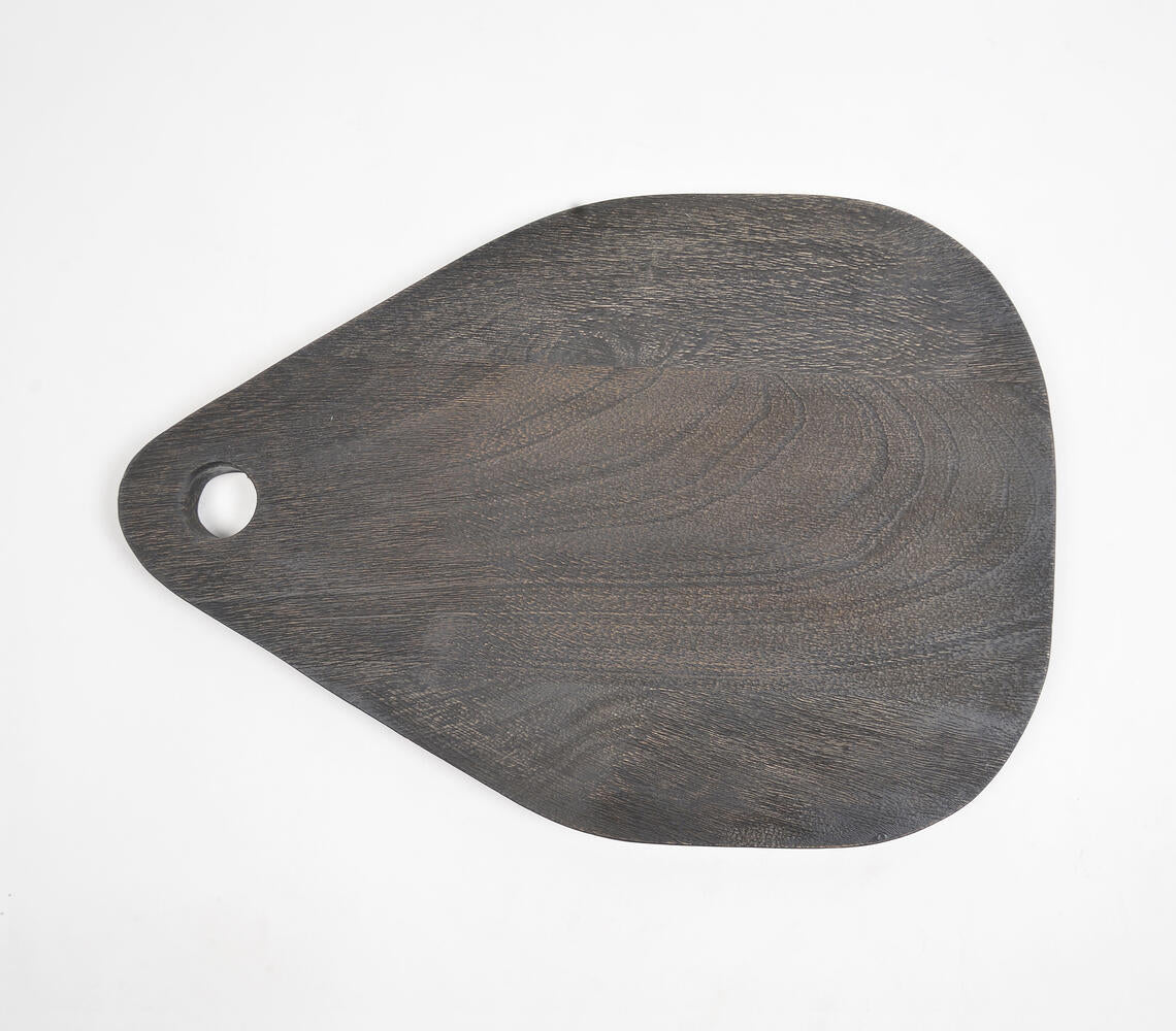 Classic Black Mango Wood Chopping Board-Qalara-Urbanheer