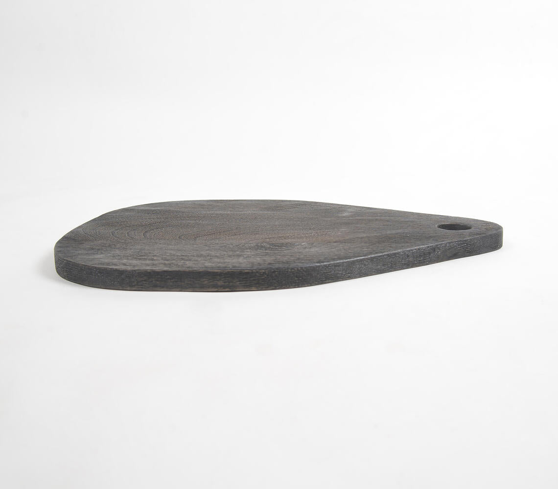 Classic Black Mango Wood Chopping Board-Qalara-Urbanheer