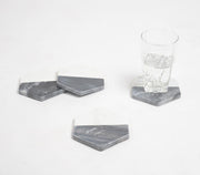 Hand Cut Marble Coasters (Set Of 4)-Qalara-Urbanheer