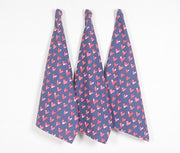 Heart Printed Kitchen Towels (Set Of 3)-Qalara-Urbanheer