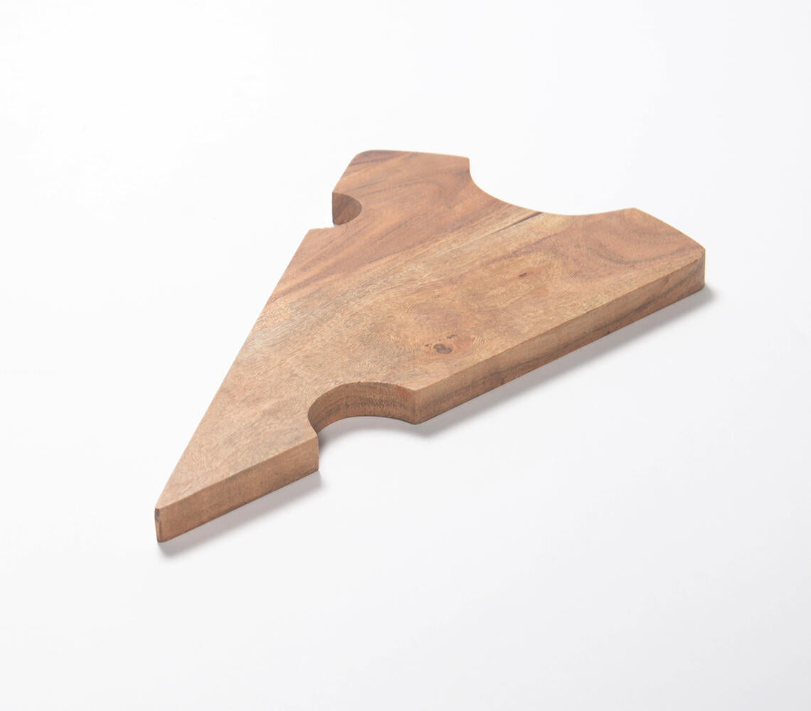 Acacia Wood Sliced Cheese Board-Qalara-Urbanheer