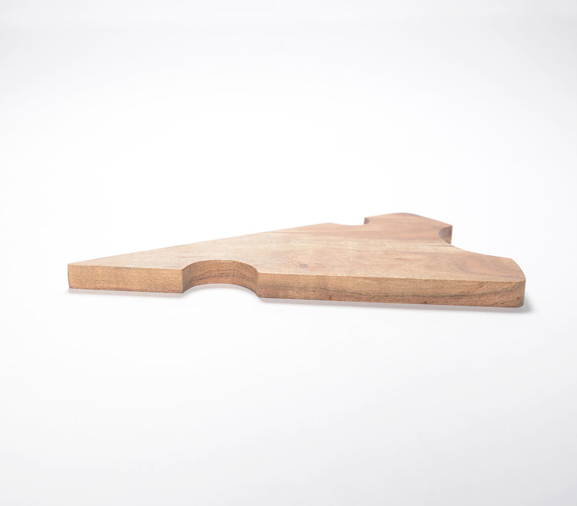 Acacia Wood Sliced Cheese Board-Qalara-Urbanheer