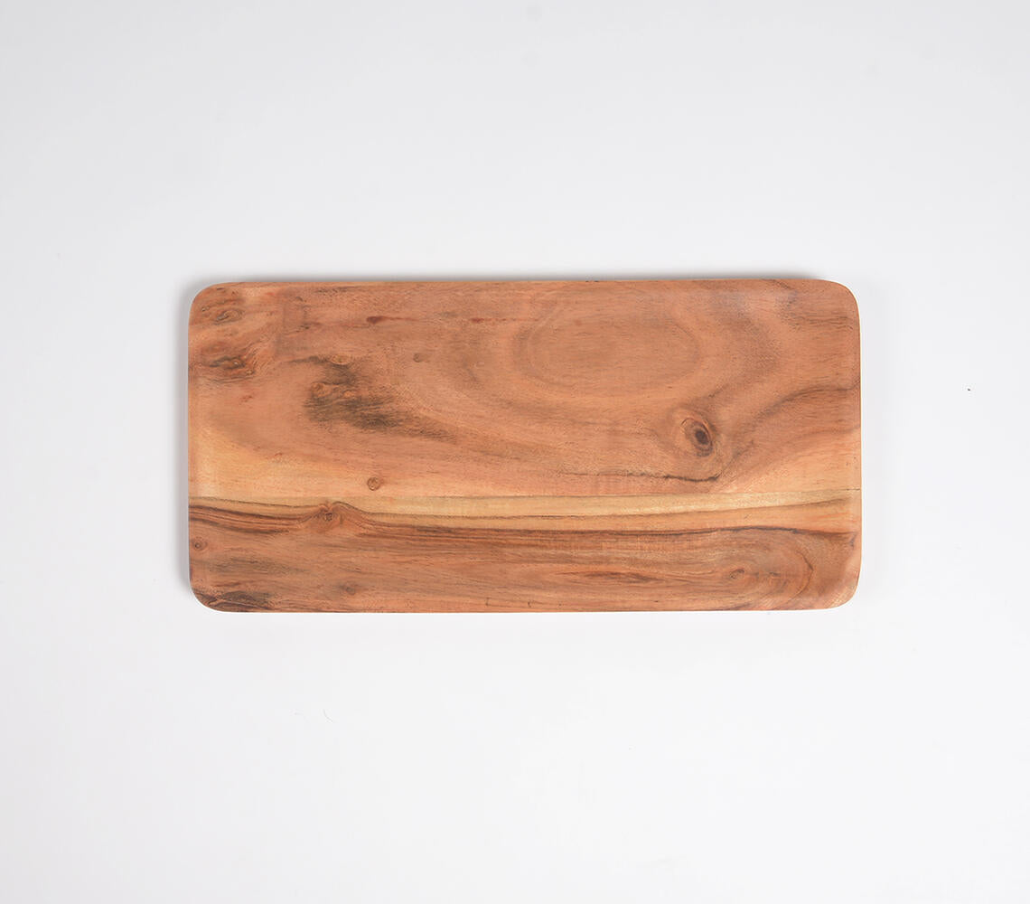 Hand Cut Acacia Wood Serving Board-Qalara-Urbanheer