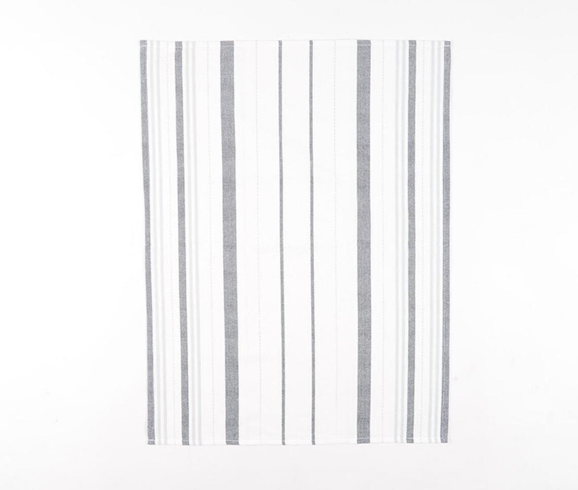 Handwoven Striped Kitchen Towels (Set Of 3) Q1-Qalara-Urbanheer