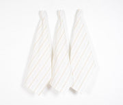 Neutral Handloom Kitchen Towels (Set Of 3)-Qalara-Urbanheer
