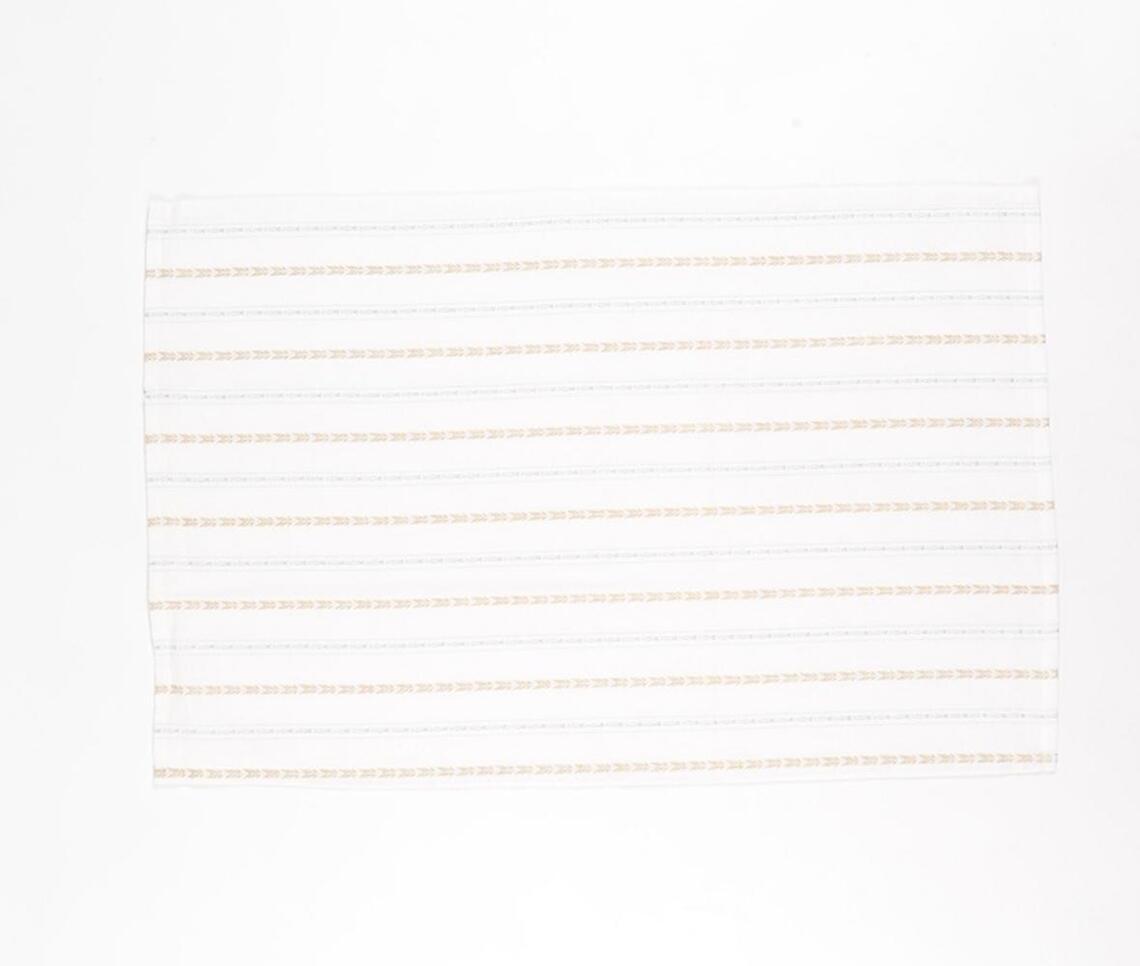 Neutral Handloom Kitchen Towels (Set Of 3)-Qalara-Urbanheer