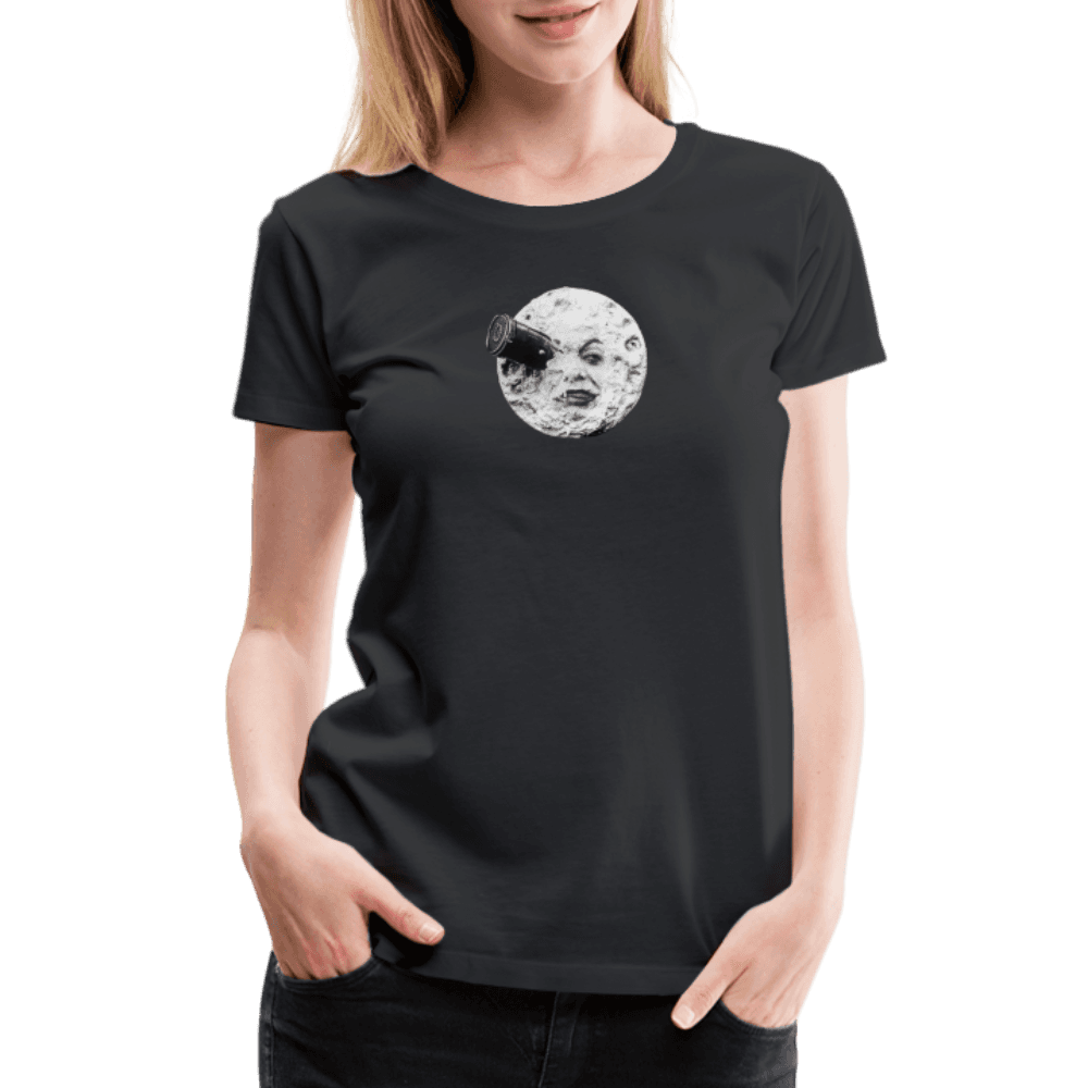A Trip to the Moon, 1902 Movie Artwork T-Shirt-T-Shirt-Art-O-Rama Shop-Men (Unisex)-Black-S-Urbanheer
