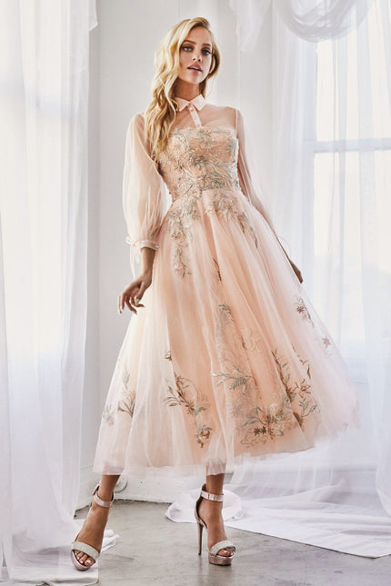 Duchesa Boho Prom & Evening Dress Collar Sheer