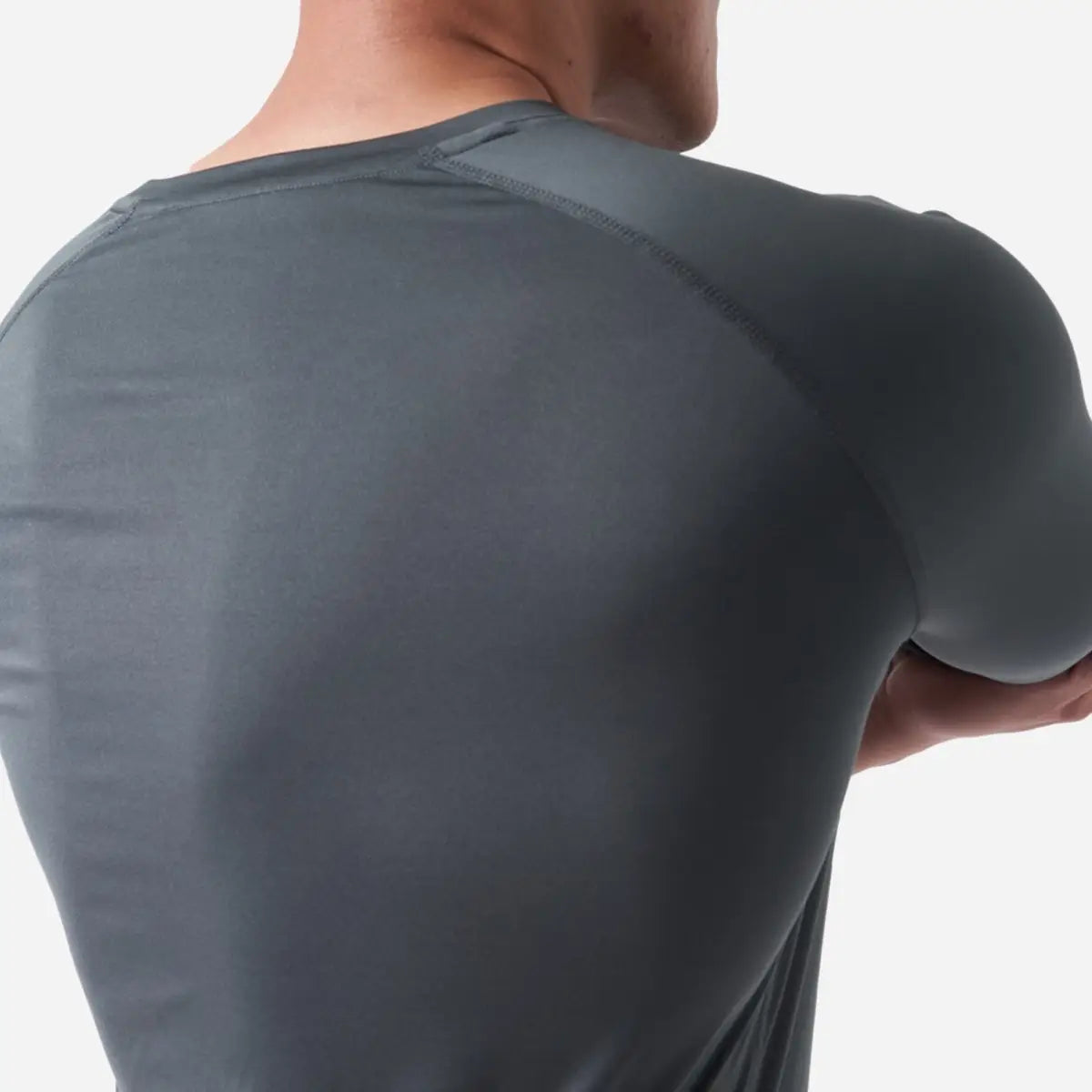 TM Men Workout Long Sleeve T-Shirt - Gray