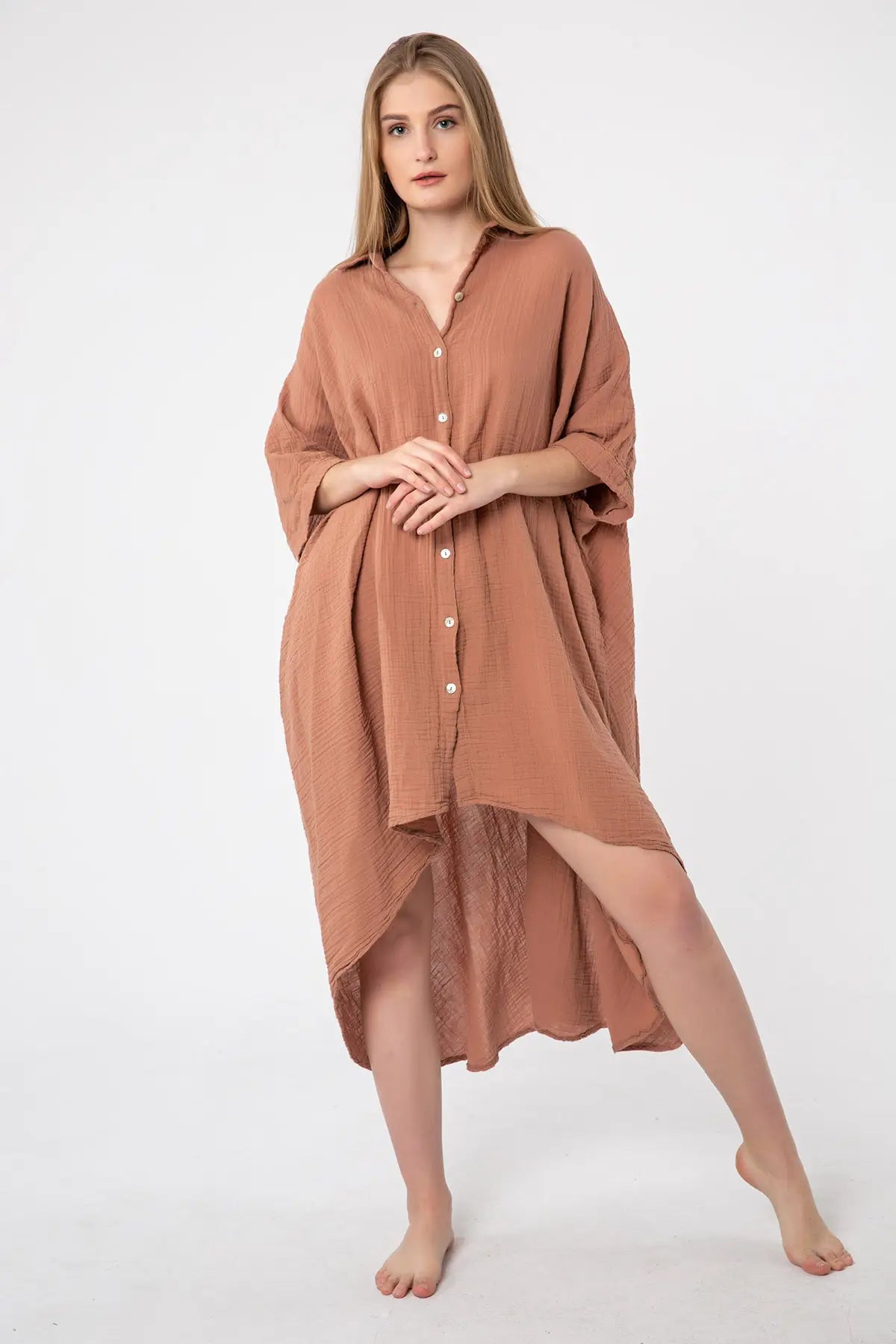 Comfort Cotton Dress-Blanca-S/M-Urbanheer